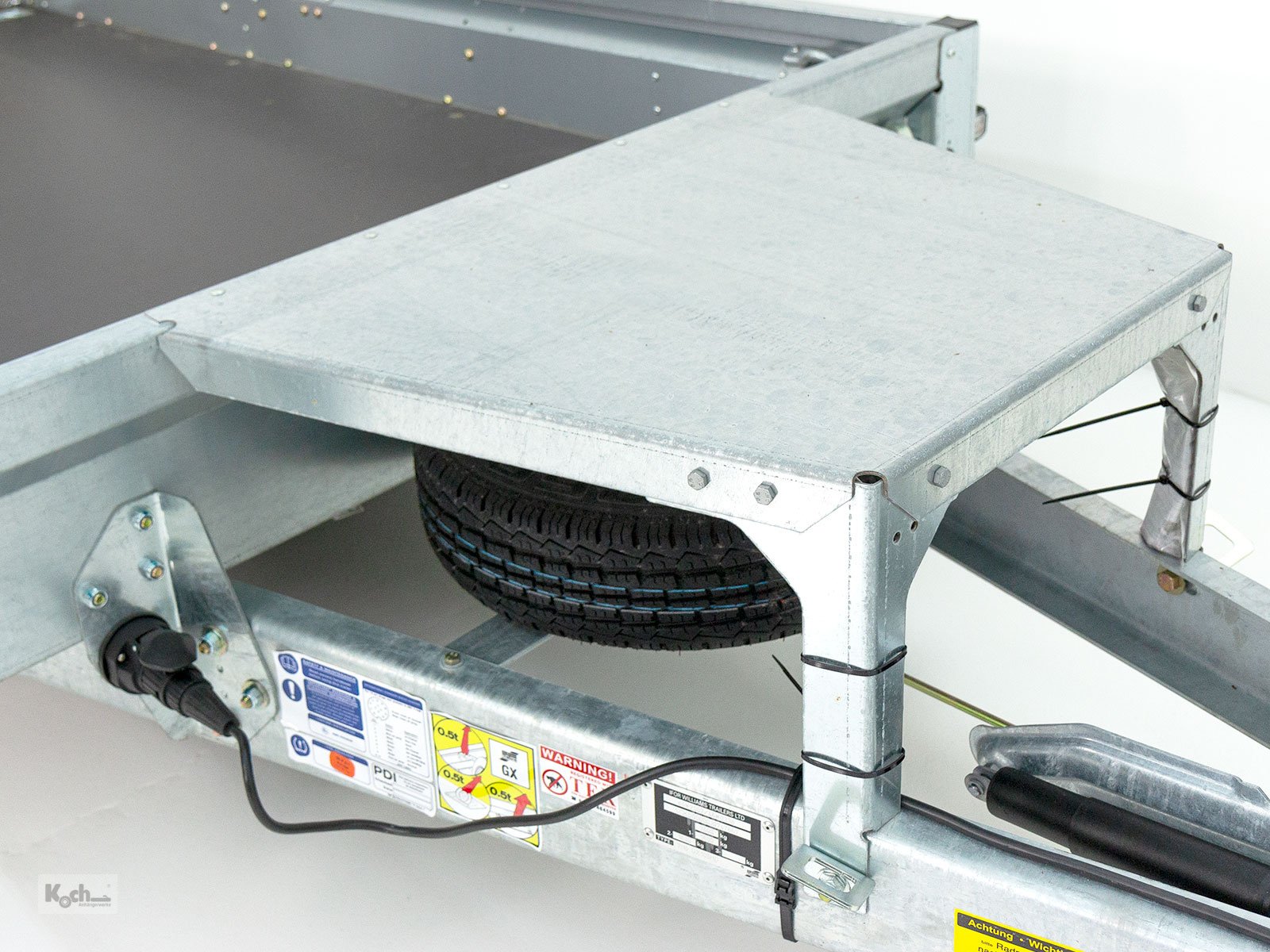 Anhänger des Typs Ifor Williams Baumaschinenanhänger GX105 157x303 2,7t|Auffahrrampe (Pkw11200370So), Neumaschine in Winsen (Luhe) (Bild 8)